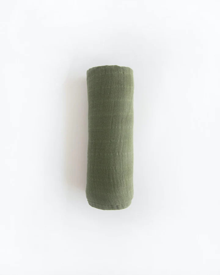 Cotton Muslin Swaddle -Fern