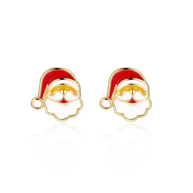 Ho Ho Ho Santa Cutie Stud Earrings