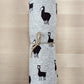 Llama Grey Swaddle