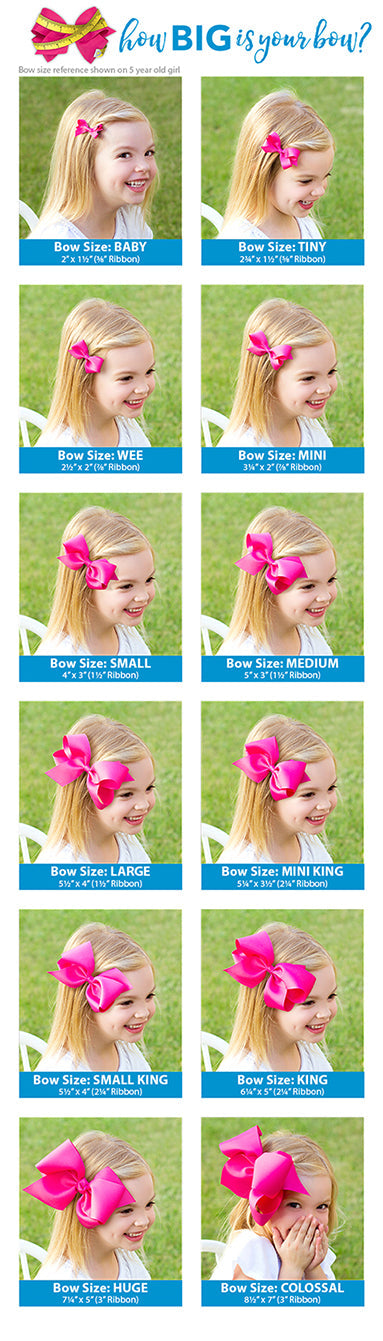 Wee Ones Grosgrain Easter-themed Flower Print Girls Hair Bow