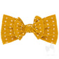 Wee Ones Soft Shabby Dot Nylon Girls Baby Band With Matching Bowtie