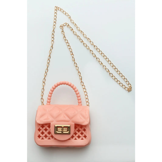 Pink Jelly Cage Purse