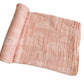 Blush Pink Rainbow Bamboo Muslin Swaddle Blanket