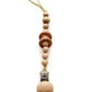 Wood Rattle- Pacifier Clip