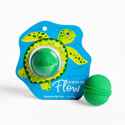 Go With The Flow Sea Turtle Bath Bomb Clamshell