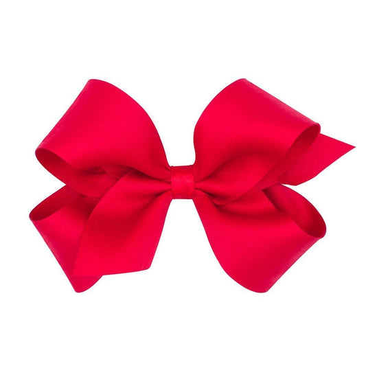 Wee Ones Red Satin Girls Hair Bow